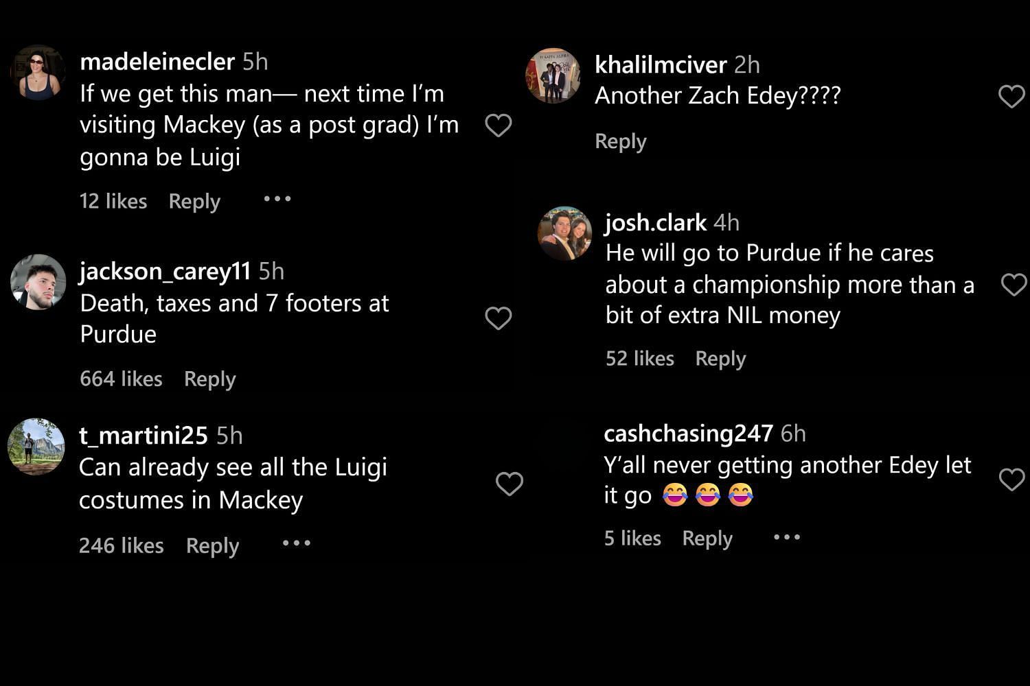 Fans commented on Instagram (@tiptonedits/IG)